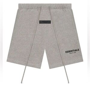 Essentials Fear Of God Dark Oatmeal Athletic Shorts Size XL